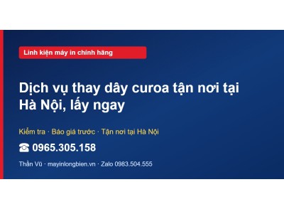 Dịch vụ thay dây curoa tận nơi tại Hà Nội, lấy ngay