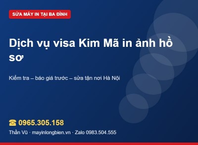In ảnh visa sai kích thước, ám màu: chỉnh máy in | Thần Vũ