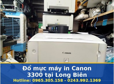 Đổ Mực Máy In Canon 3300 Tại Long Biên Uy Tín, Báo Giá Trước