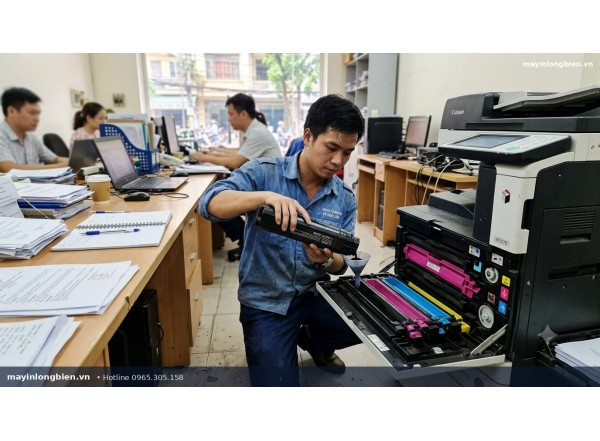 Đổ mực máy photocopy Canon iR, iR-ADV chuẩn kỹ thuật - Thần Vũ