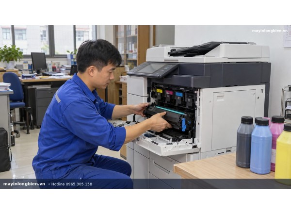 Có nên đổ mực khi máy Xerox mới báo sắp hết mực?