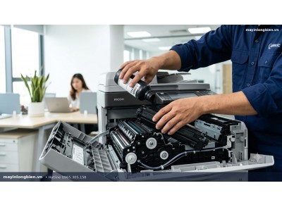 Đổ mực hay thay hộp mực máy photocopy? Hướng dẫn chọn - Thần Vũ