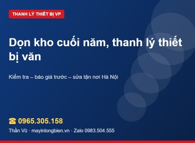 Dọn kho cuối năm, thanh lý thiết bị hỏng | Thần Vũ