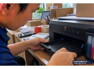 Epson báo kẹt giấy dù không có giấy | Thần Vũ