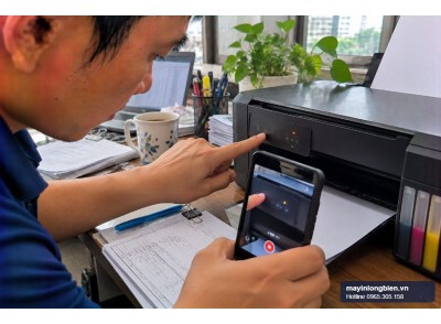 Epson nháy đèn giấy và đèn mực luân phiên | Thần Vũ