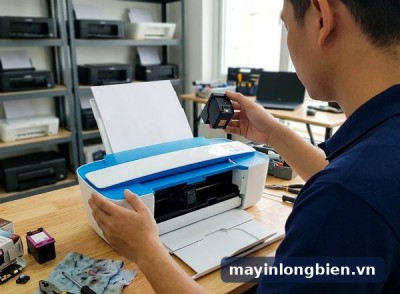 Hộp mực HP 680 hết nhanh: bơm lại hay đổi máy bình mực?