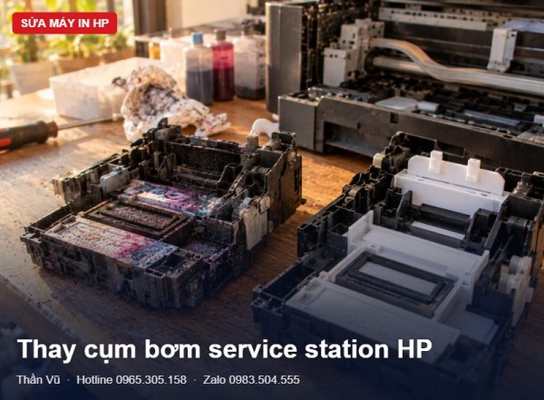 Thay service station HP Smart Tank | Thần Vũ