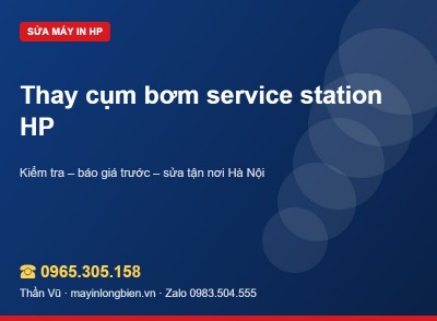 Thay service station HP Smart Tank | Thần Vũ