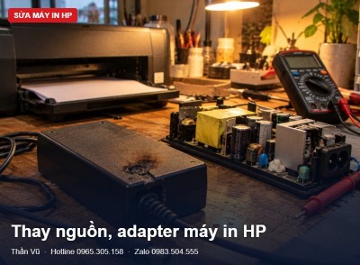 Thay nguồn, adapter máy in HP | Thần Vũ