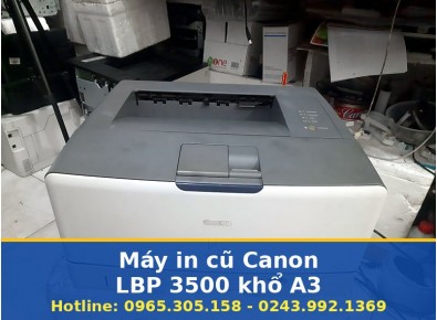 Máy In Cũ Canon LBP 3500 Khổ A3 Laser Đen Trắng, Đã Kiểm Tra