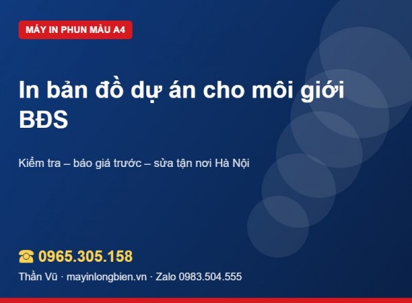 In sơ đồ dự án màu: tránh cong giấy, lệch màu | Thần Vũ