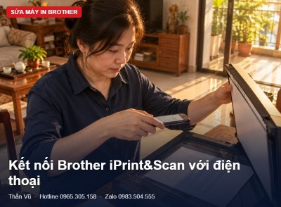 Kết nối Brother iPrint&Scan qua WiFi | Thần Vũ