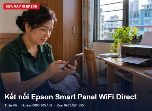 Kết nối Epson Smart Panel qua WiFi Direct | Thần Vũ