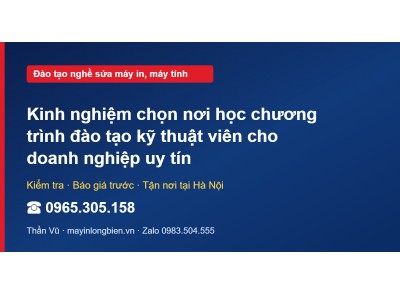 Kinh nghiệm chọn nơi học chương trình đào tạo kỹ thuật vi…