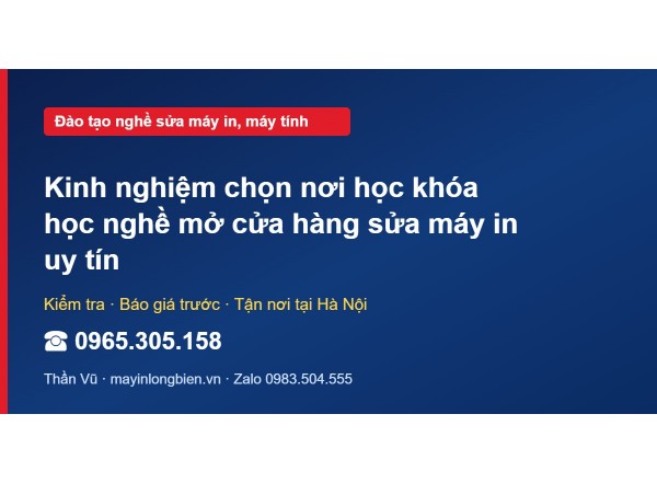 Kinh nghiệm chọn nơi học khóa học nghề mở cửa hàng sửa má…