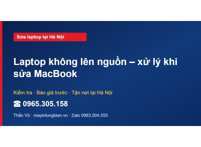 Laptop không lên nguồn – xử lý khi sửa MacBook