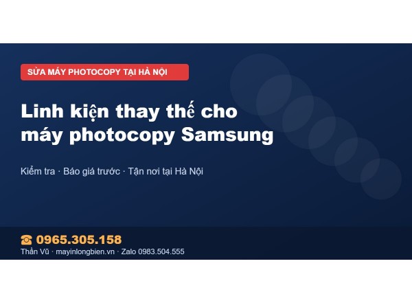 Linh kiện thay thế cho máy photocopy Samsung