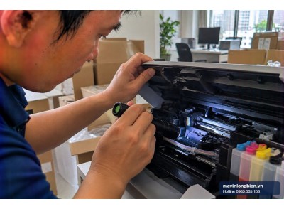 Lỗi 0xEA Epson: cụm đầu in kẹt, không về | Thần Vũ
