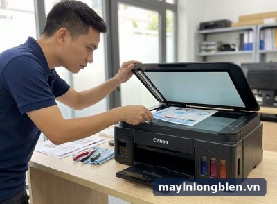 Canon báo lỗi 2900 khi căn chỉnh đầu in: đặt tờ, lau kính