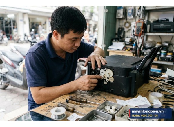 Lỗi 6000 máy in Canon: bộ kéo giấy | Thần Vũ