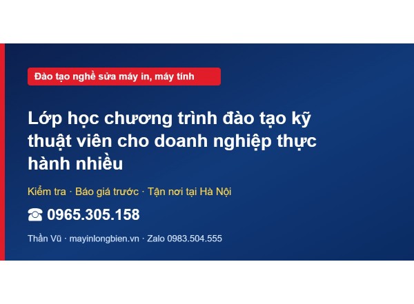 Lớp học chương trình đào tạo kỹ thuật viên cho doanh nghi…
