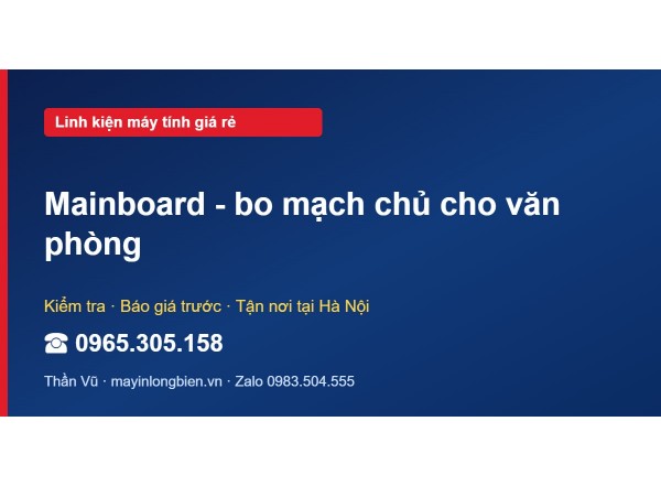 Mainboard - bo mạch chủ cho văn phòng