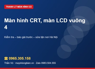 Màn hình CRT, LCD 4:3 đời cũ có thu mua? | Thần Vũ