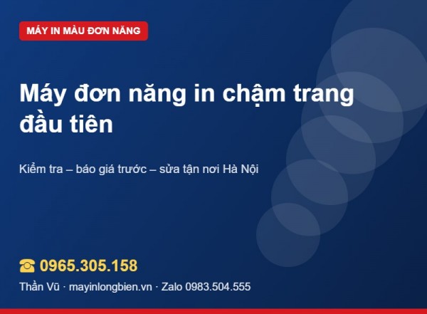 Máy in chậm trang đầu: bình thường hay lỗi? | Thần Vũ