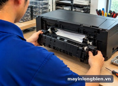 Kẹt giấy ở bộ in hai mặt tự động: gỡ từng vị trí an toàn