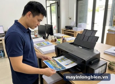 Máy in A3 sọc nửa trang sau (Epson L1300, 1390): xử lý