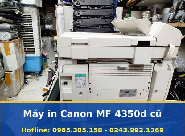 Máy In Canon 4350d Cũ, Đa Năng Có Fax, Khay Nạp, Đã Kiểm Tra