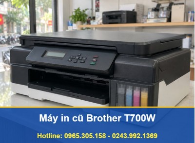 Máy In Cũ Brother T700W In Màu, Scan, Copy Wifi, Có Bảo Hành