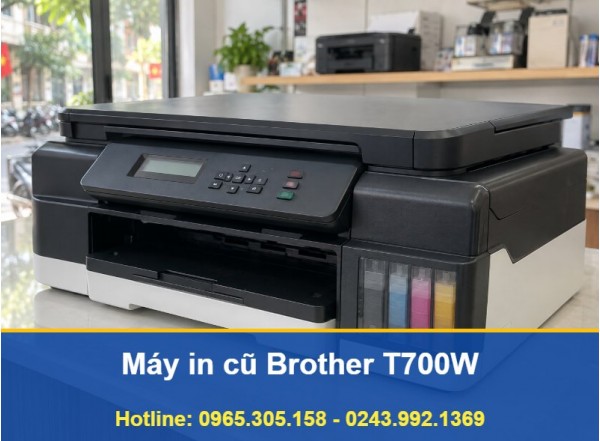 Máy In Cũ Brother T700W In Màu, Scan, Copy Wifi, Có Bảo Hành