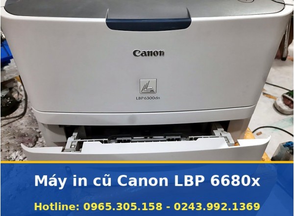 Máy In Cũ Canon LBP 6680x In Hai Mặt, Có Mạng LAN, Đã Thử Kỹ