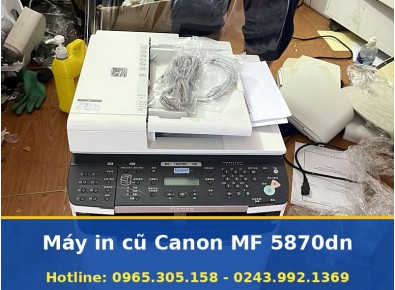 Máy In Cũ Canon MF 5870dn Đa Năng - Kiểm Tra Kỹ, Có Bảo Hành