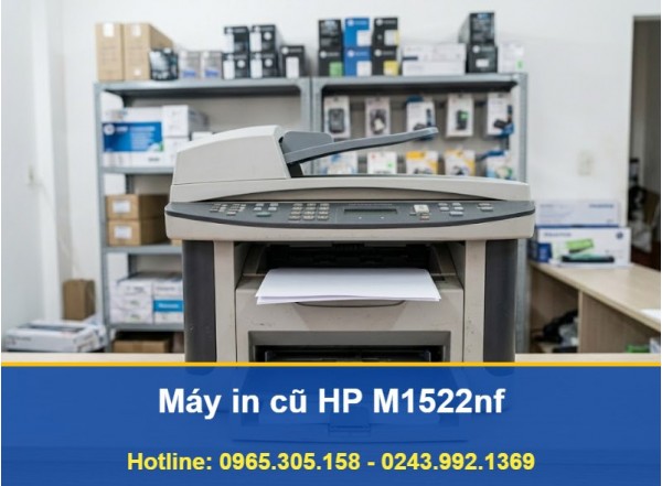 Máy In Cũ HP M1522nf Đa Năng Có Fax, Mạng, Đã Kiểm Tra Trước