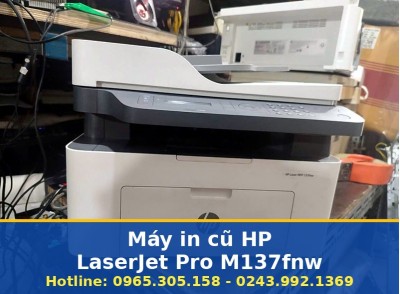 HP LaserJet Pro MFP M137fnw Cũ, Đa Năng, Kiểm Tra Trước Giao