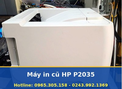 Máy In Cũ HP P2035 Laser Đen Trắng A4, In Thử Trước Khi Giao
