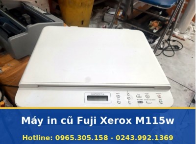 Máy In Cũ Fuji Xerox M115w Đa Năng Wifi, Kiểm Tra Trước Giao