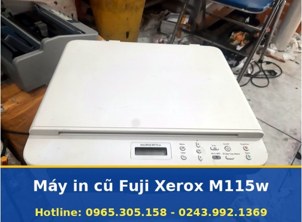 Máy In Cũ Fuji Xerox M115w Đa Năng Wifi, Kiểm Tra Trước Giao