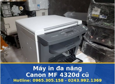 Máy In Đa Năng Canon MF 4320d Cũ, Đã Kiểm Tra Kỹ, In Hai Mặt
