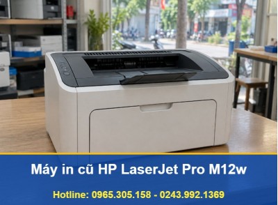 HP LaserJet Pro M12w Máy In Laser Cũ, In Thử Trước Giao Hàng