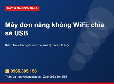 Chia sẻ máy in USB qua mạng cho cả nhà | Thần Vũ