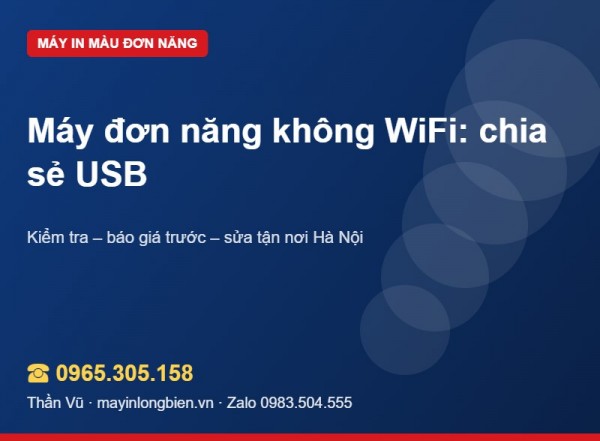 Chia sẻ máy in USB qua mạng cho cả nhà | Thần Vũ
