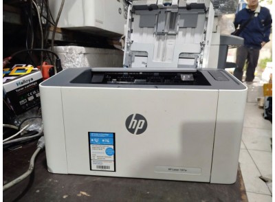 Máy In HP 107w Cũ Có Wifi Giá 1,9 Triệu – Hộp Mực Mới | Thần Vũ
