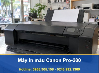 Máy In Màu Canon Pro-200 Khổ A3+ Giao Tận Nơi, Báo Giá Trước