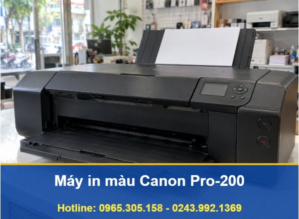 Máy In Màu Canon Pro-200 Khổ A3+ Giao Tận Nơi, Báo Giá Trước
