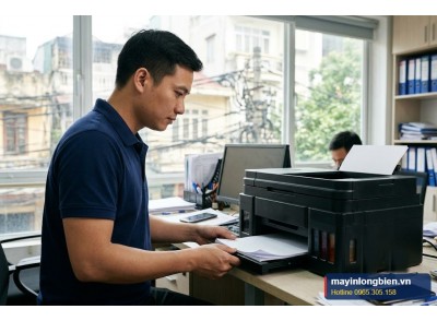 Máy in phun không kéo giấy: sửa lô kéo, ly hợp | Thần Vũ