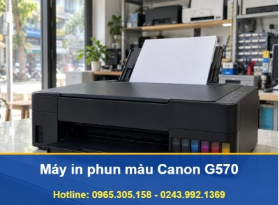 Máy In Phun Màu Canon G570 Hà Nội, In Thử Ảnh Trước Khi Giao
