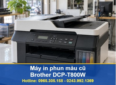 Máy In Phun Màu Cũ Brother DCP-T800W Đa Năng, Wifi, Khay ADF